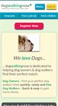 Mobile Screenshot of dogwalkingnow.co.uk